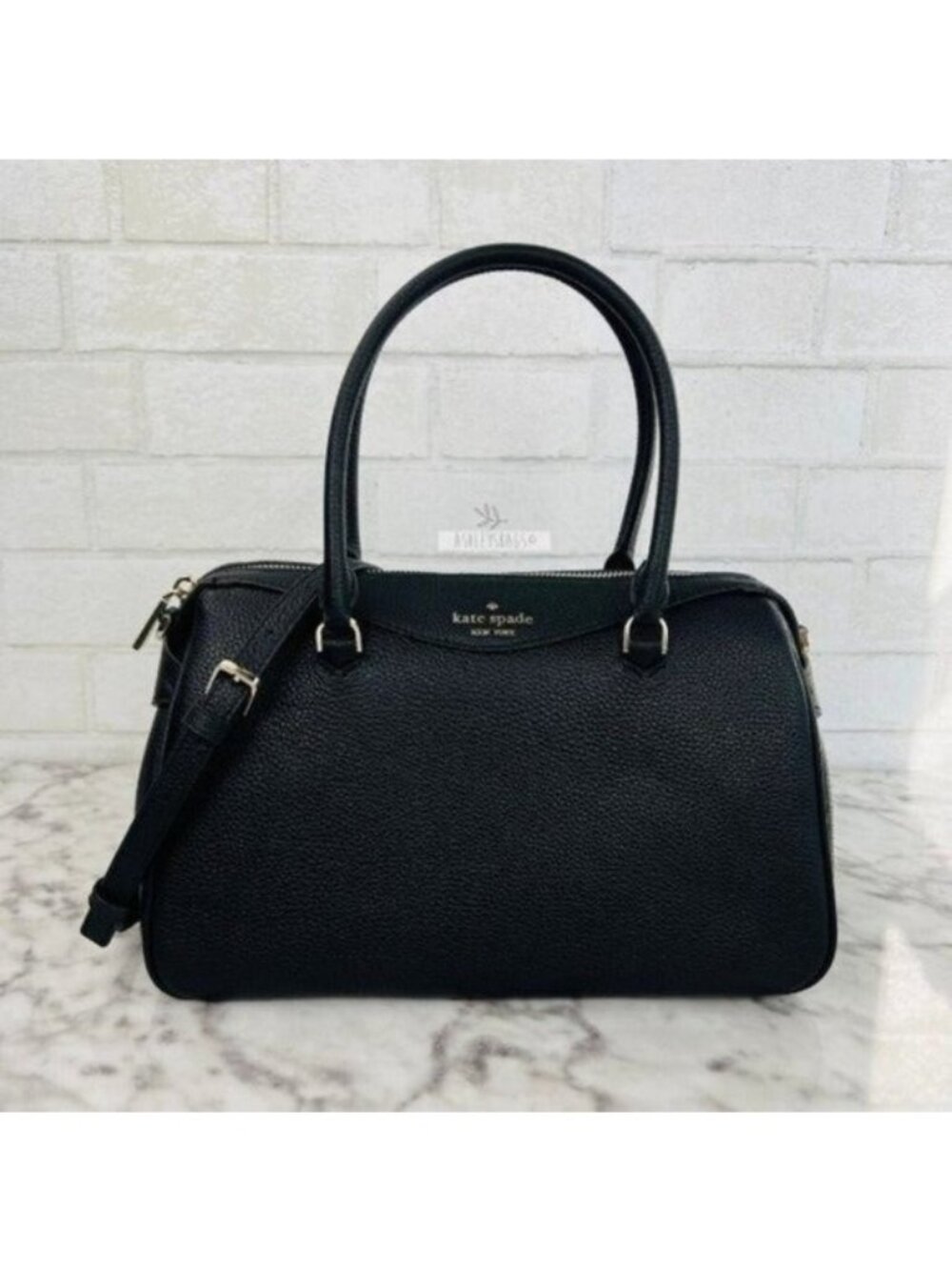Kate Spade Pebbled Leather Satchel Crossbody